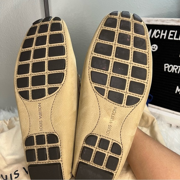 Louis vuitton beige loafer shoes sze 6 1/2 men main image 14